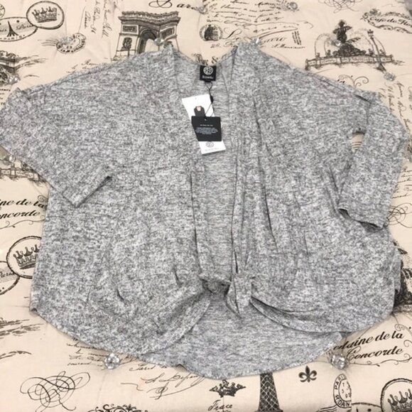 Bobeau Cozy Convertible Open Cardigan - Picture 5 of 7